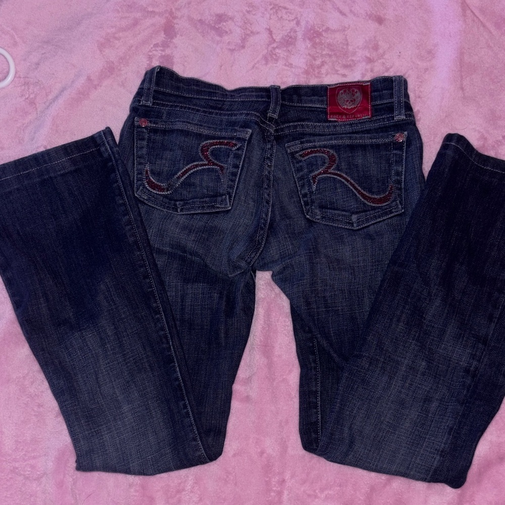 Rock & Republic Dark Wash Boot Cut Jeans